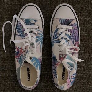 Converse Tropical Print Canvas Sneakers